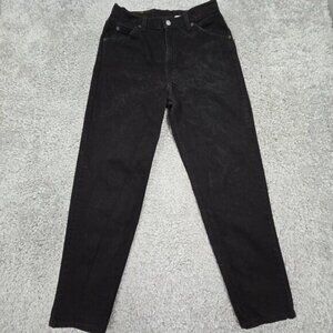 Levis 912 Jeans Women 10 Black Slim Tapered Mom Fit Orange Tab 90s